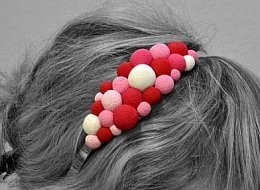 Čelenka z kolekce Bambulky