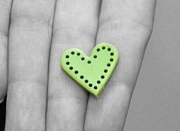 Náušnice srdce z kolekce Colors