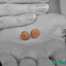 Náušnice pecky z kolekce Safari