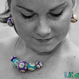 Náhrdelník z kolekce Paví kapradí