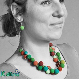 Náhrdelník Bambule z kolekce Colors