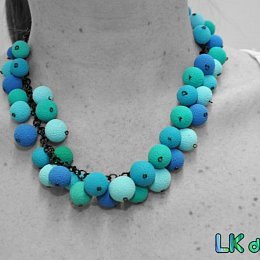 Náhrdelník bambule z kolekce Colors