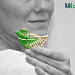 Brož ptáček z kolekce Sluneční